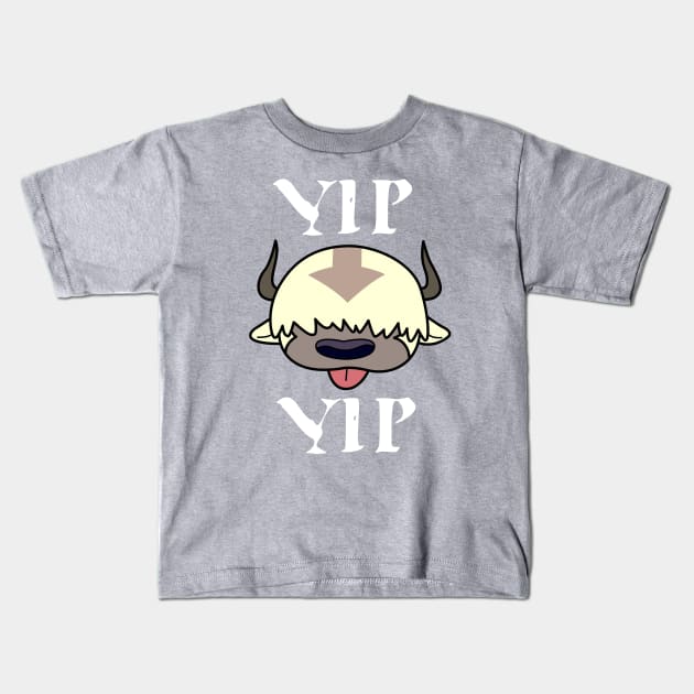 Yip Yip Appa Avatar The Last Airbender Kids T-Shirt by scribblejuice